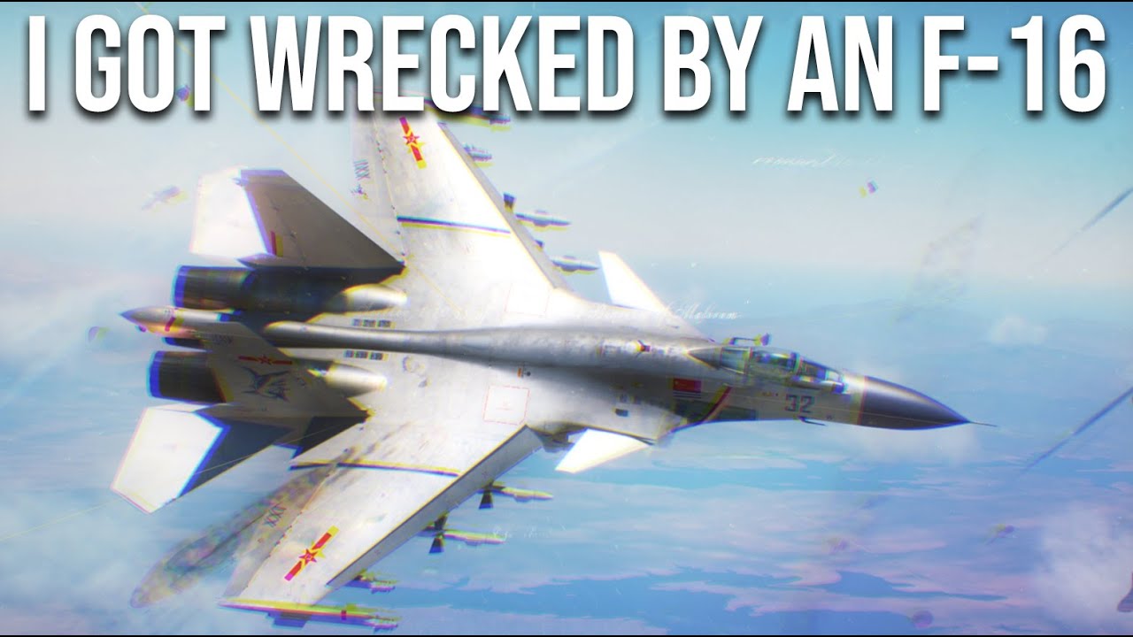 I Got Wrecked by F-16 (Much Disrespect) F-16 Viper Vs Chinese J-15 Dogfight DCS.