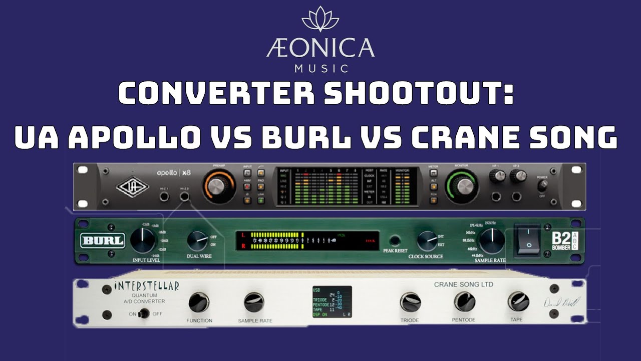 2024 Converter Shootout: UA Apollo vs BURL vs Crane Song