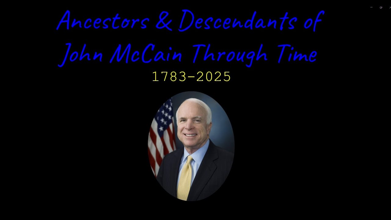John McCain Family Tree - (1783-2025)