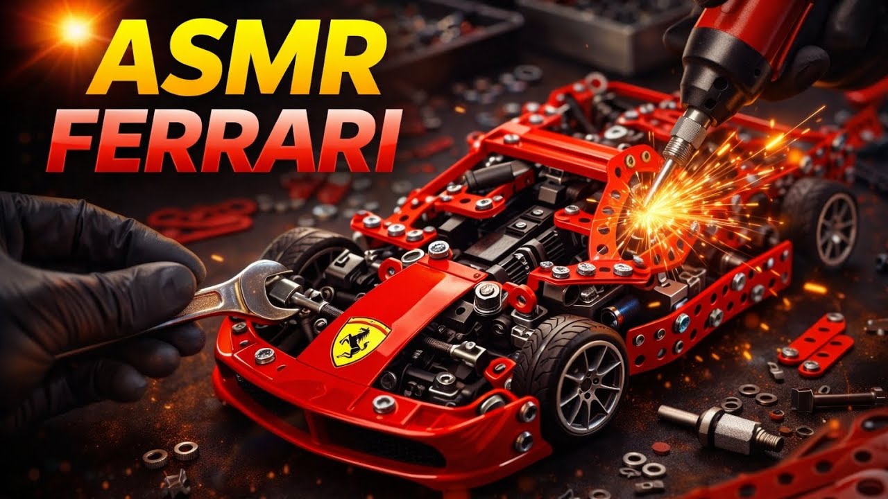 ASMR EXTREMO | Construyendo un Ferrari de metal