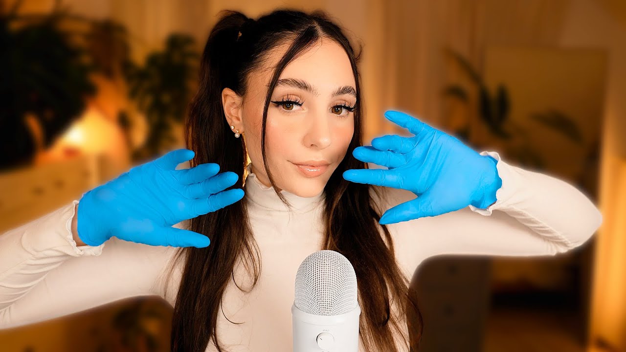 ASMR ЧИСТЫЕ ЗВУКИ ПЕРЧАТОК 🧤 3 ЧАСА РАССЛАБЛЯЮЩЕГО ФОНА 🌜БЕЗ РАЗГОВОРОВ 😴