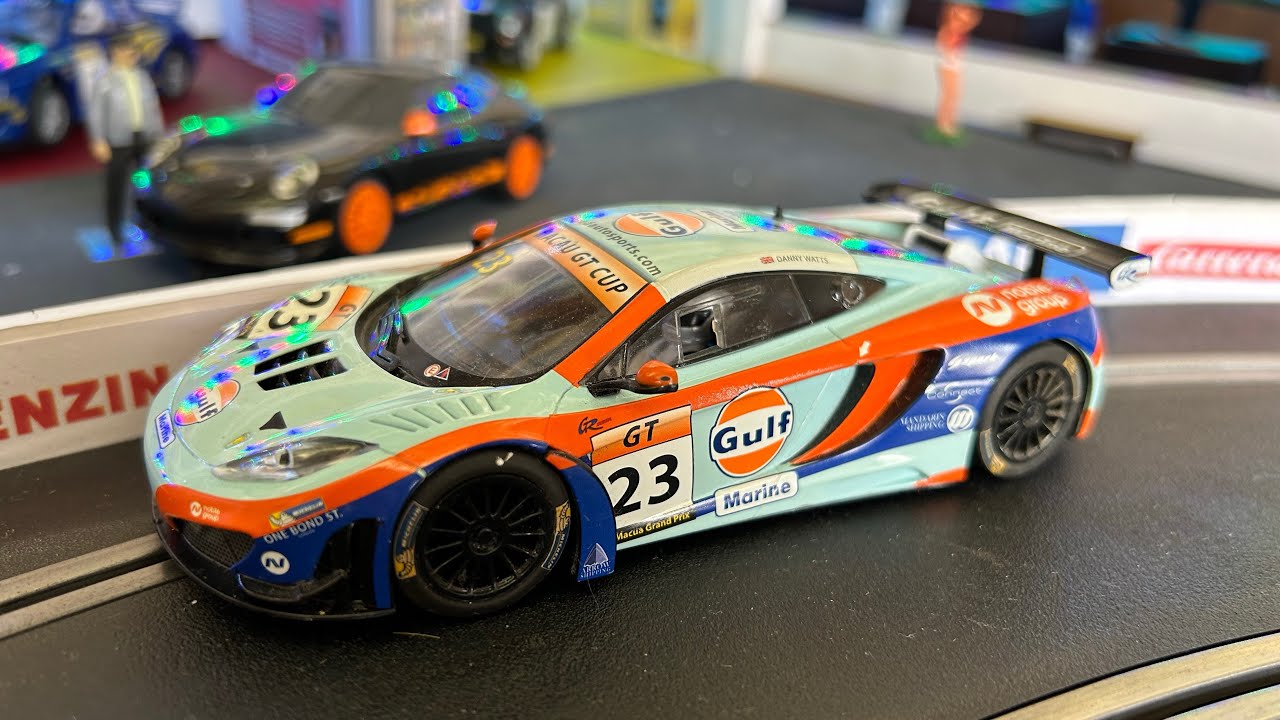 Slot shed update and a McLaren 12C GT3 #slotcars #scalextric