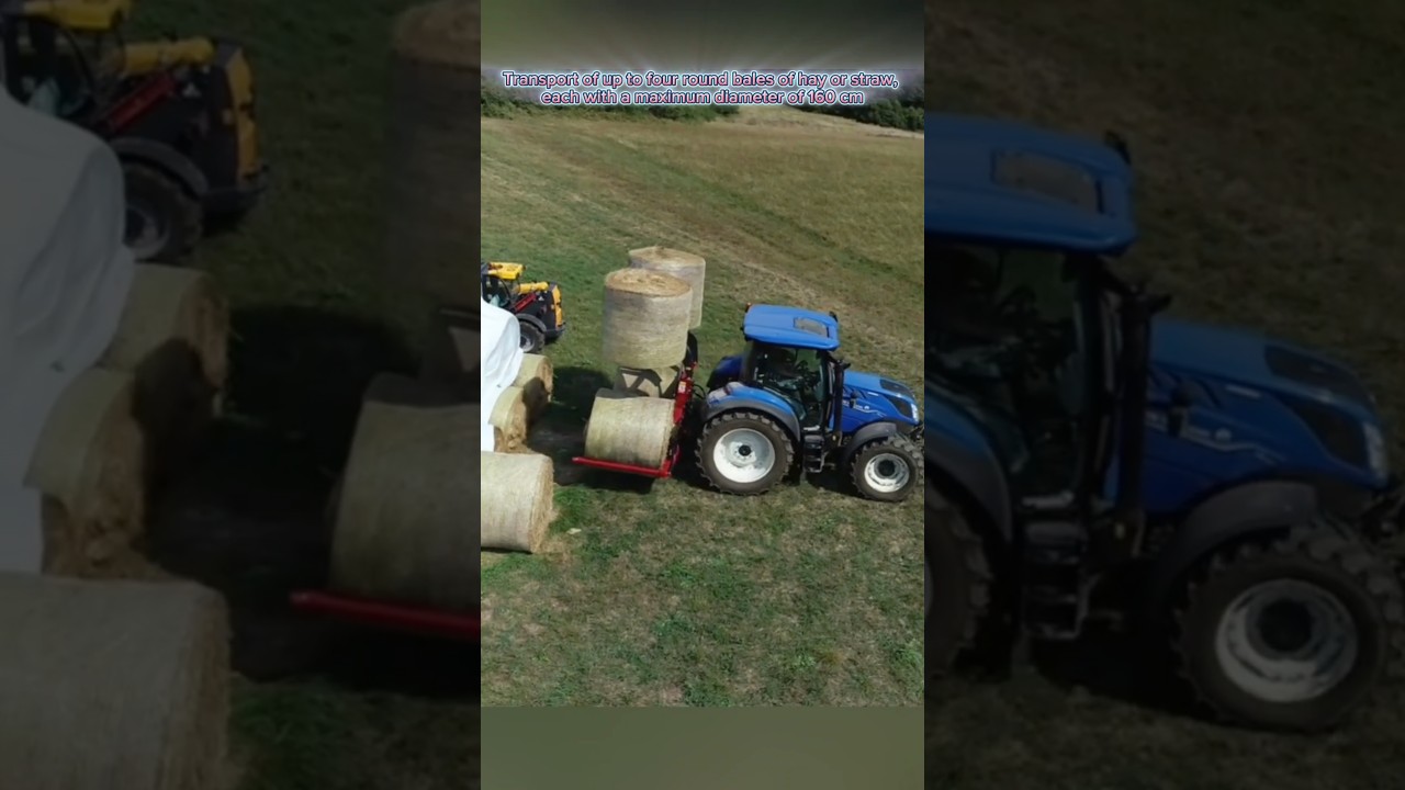 4-round bale transporter ##❗️❗️