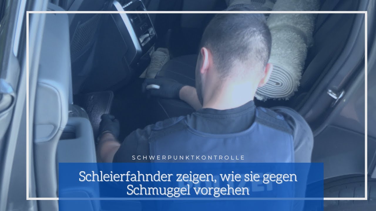 Schwerpunktkontrolle: Schleierfahnder zeigen, wie sie gegen Schmuggel vorgehen
