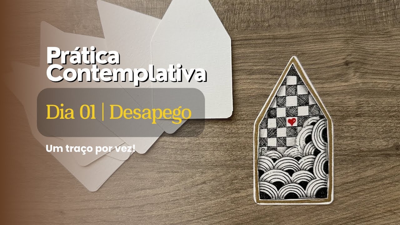 Desafio Quaresma com Zentangle 2026 - Dia 01 #zentangle #janapalaoro 