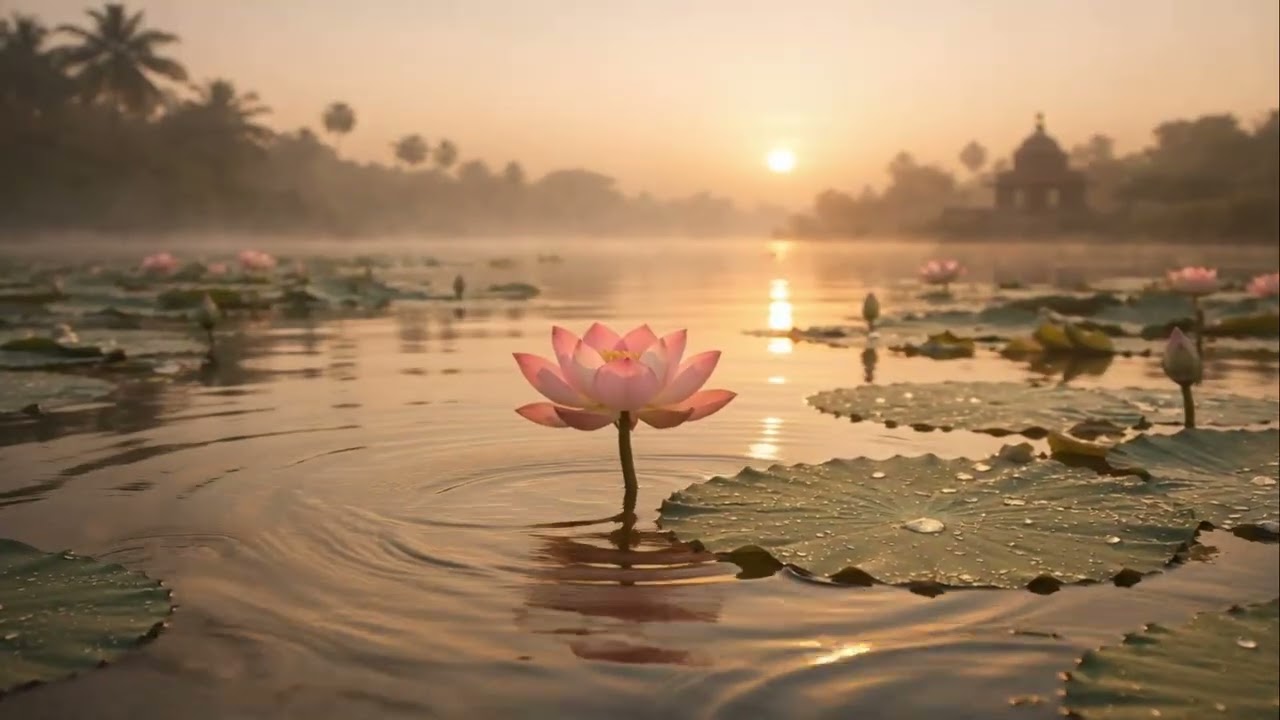 OM Indian Lotus Bloom Soundscapes Part 2 | India Mind Relaxing Music
