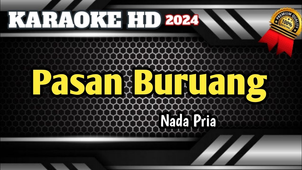 Tiar Ramon - Pasan Buruang || Karaoke Minang Nada Pria Versi Terbaru 2024 HD