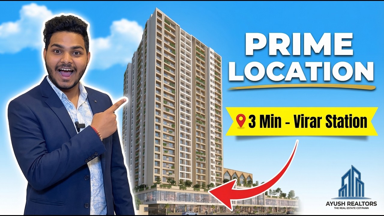 Main Road Touch Project in Virar West | 3 Min from Station | Ayush Realtors
