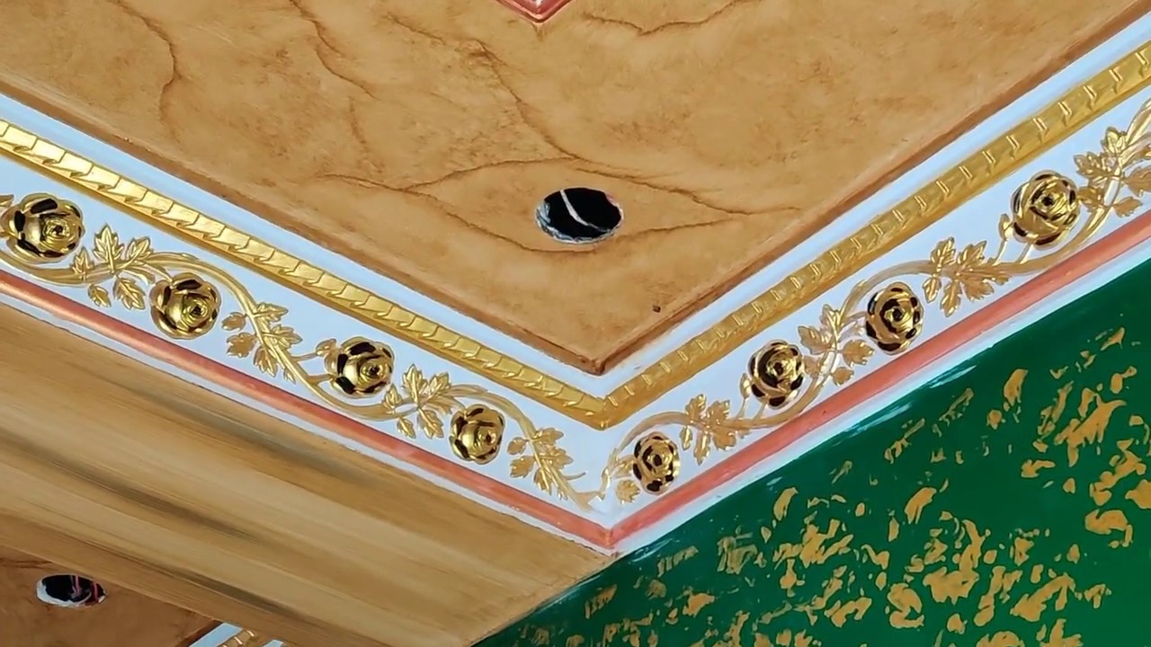 Decoration such as color. Gypsum ceiling and antique color decoration in your home.Nova gypsum