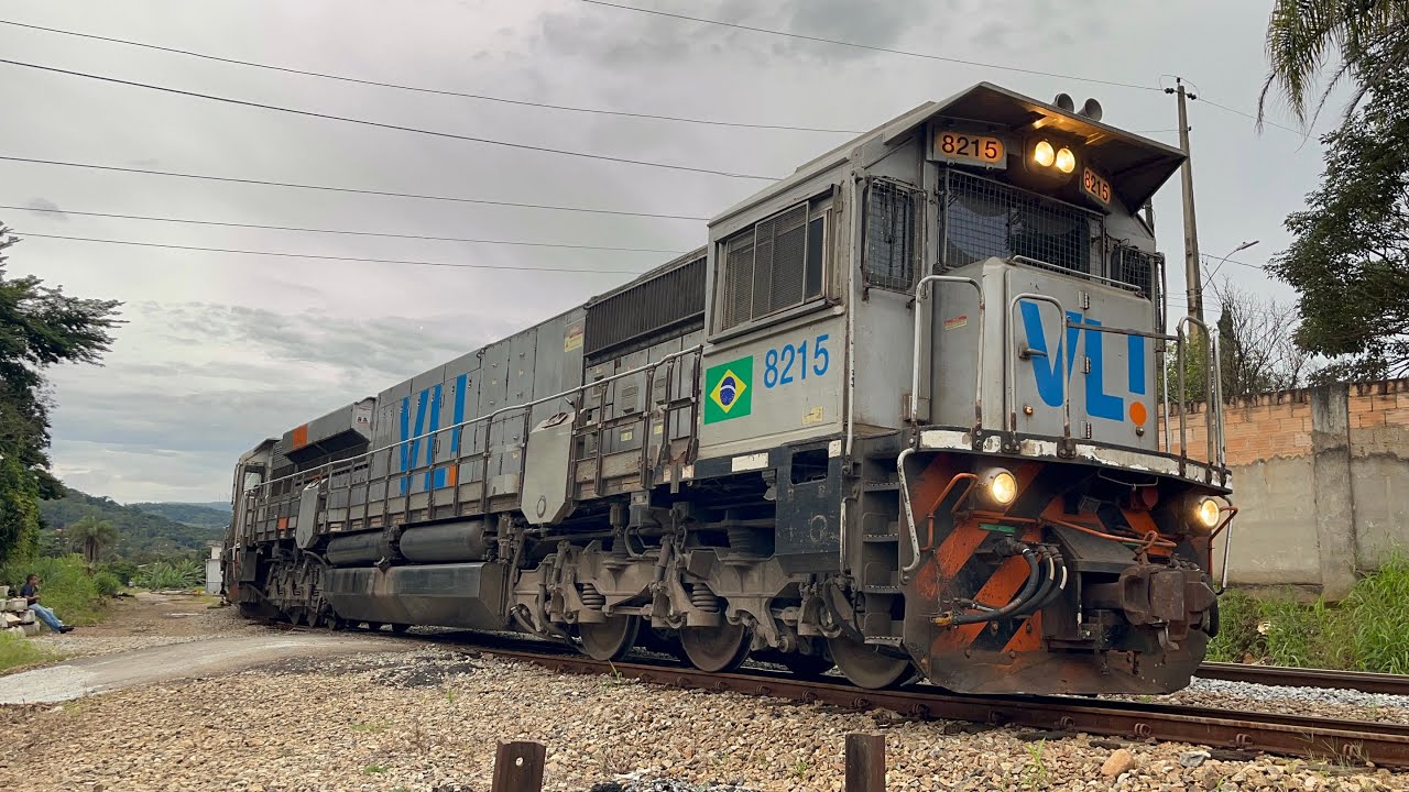Trens em Azurita com o retorno da locomotiva EMD GT46AC ao trecho 🎉 #train #railway #curiosidades 