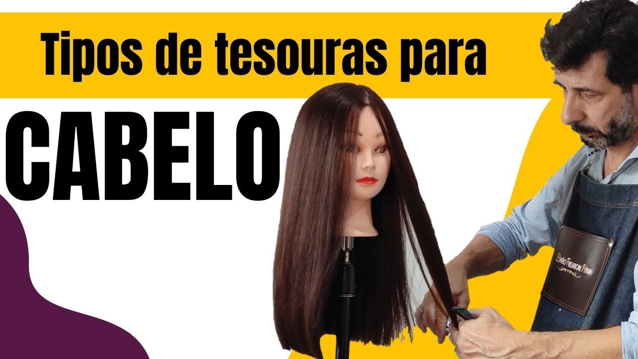 TIPOS DE TESOURAS PARA CABELO. QUAL USAR EM CADA CORTE?