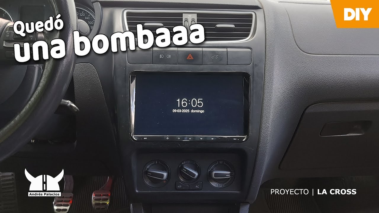 INSTALÉ una PANTALLA de 9 PULGADAS en La Cross | VW Suran/Fox