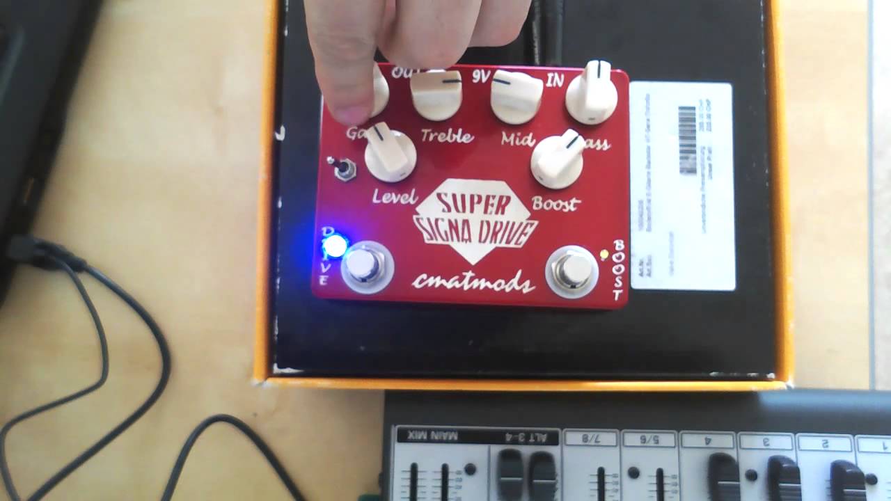 Cmatmods Super Signa Drive - Fender Stratocaster