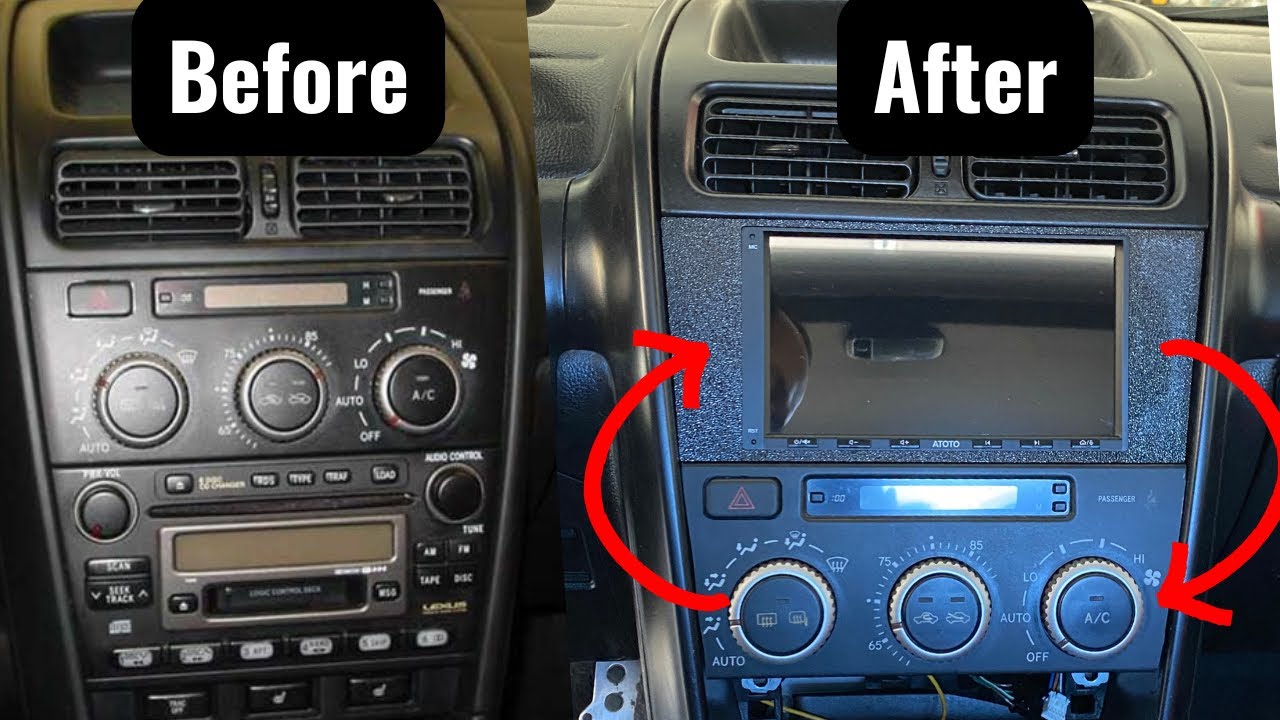 Ultimate IS300 Radio Hack: Swapping the Radio and Climate Controls for a Whole New Experience!