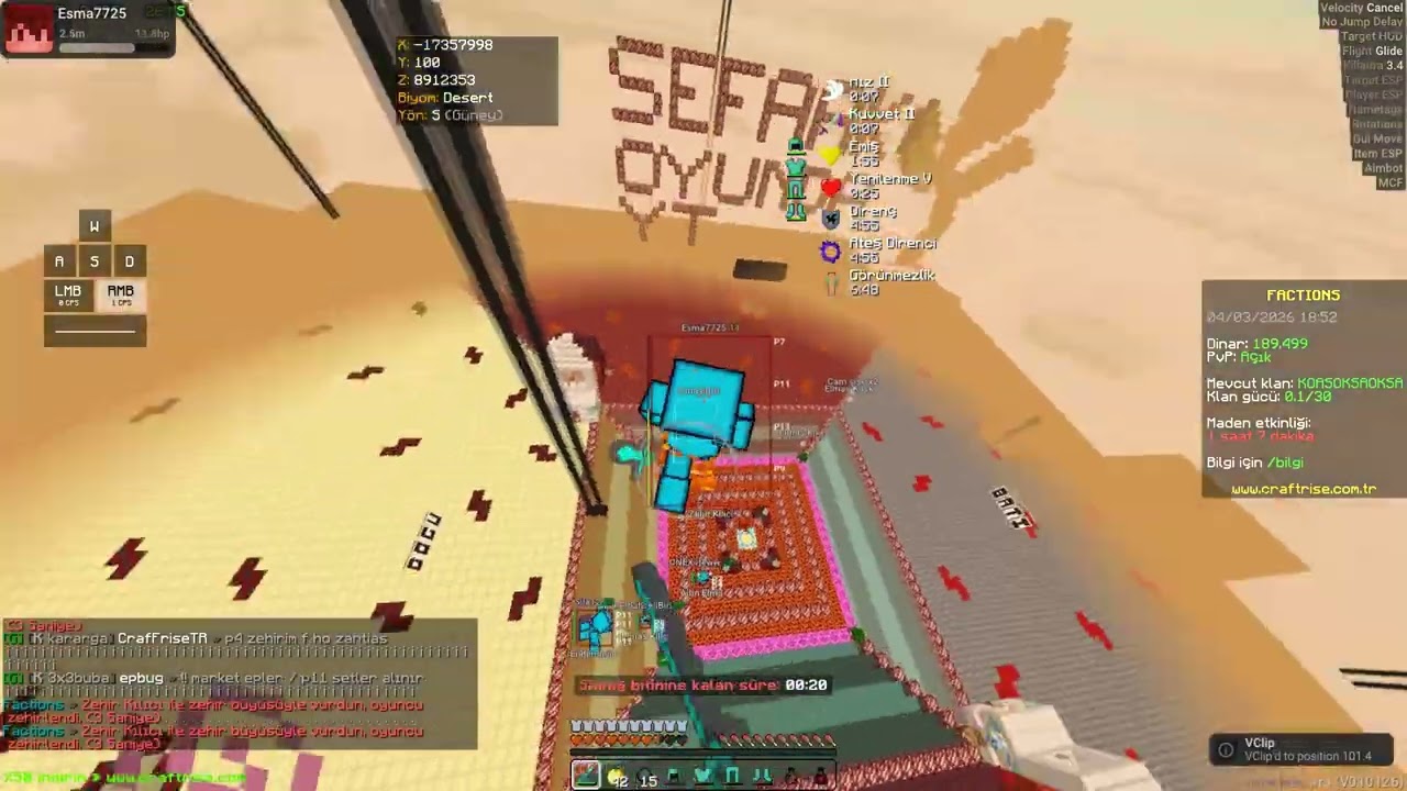 Craftrise Factions Edit Avı AŞKIM TRAP