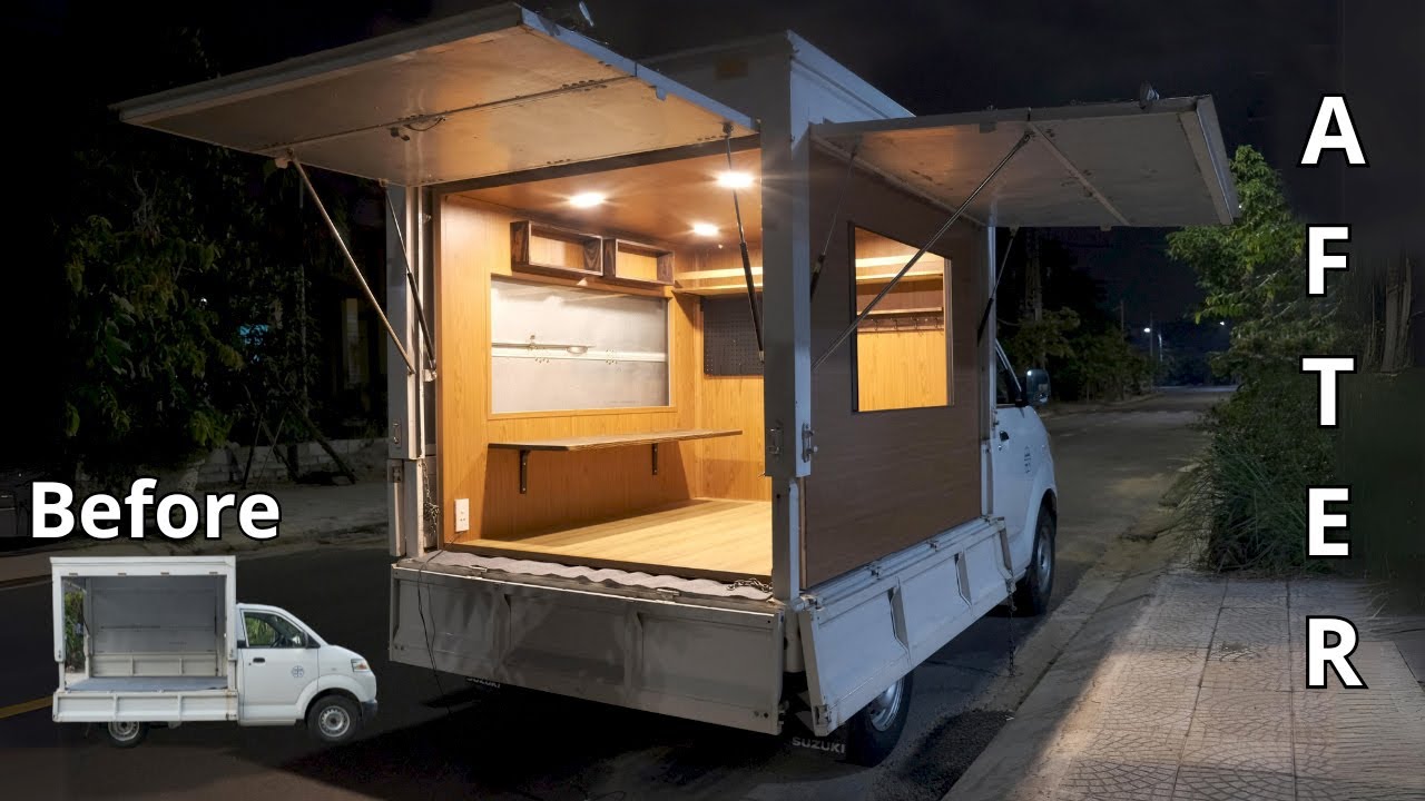 How to Build a Japanese Style Truck Camper | DIY Mini Truck