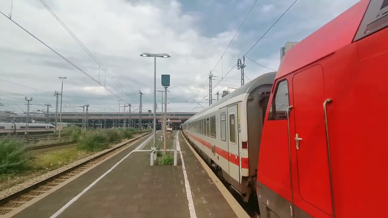Br101 101 verlässt Düsseldorf Hbf am IC2311&IC2313 