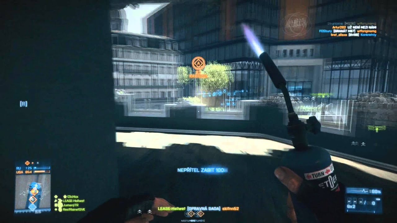 Battlefield 3 Multi Kill montage (M16A4, F200, M5K, Repair tool, M416, AEK 971)