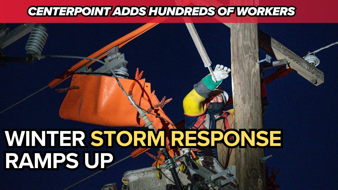 CenterPoint says they've added hundreds of workers to respond to the Houston area's winter weather