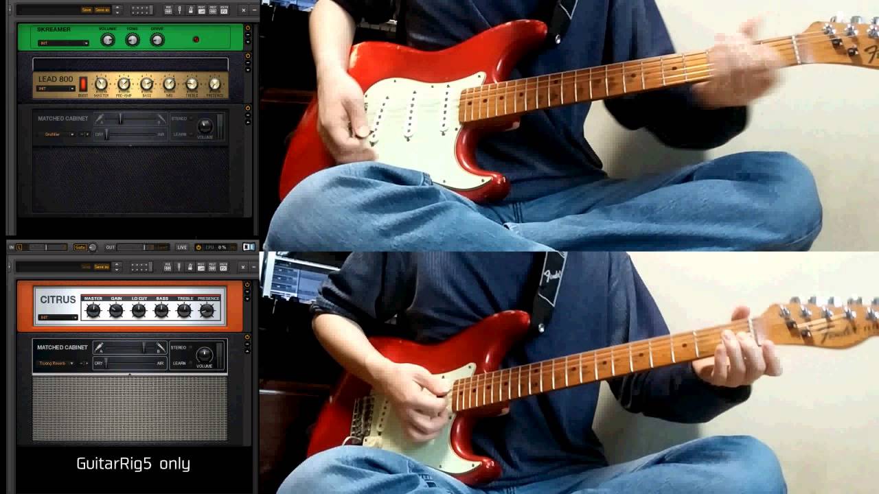 Guitar Rig5 vs Palmer PDI 09 Speaker Simulator
