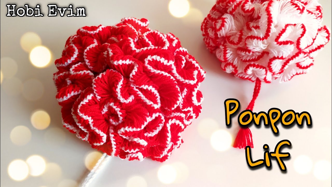 Ponpon Lif Yapılışı - Kıvırcık Lif Modeli (KOLAY LİF MODELİ)