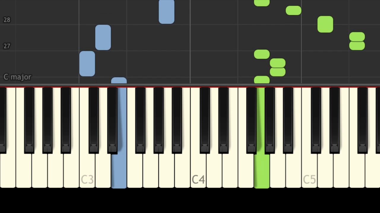 Mexico  - Cielito Lindo - Easy Piano Music - EASY&SLOW