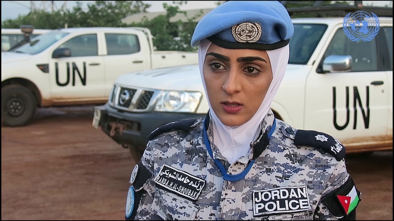 شرطية أممية أردنية في قلب صناعة السلام في جنوب السودان