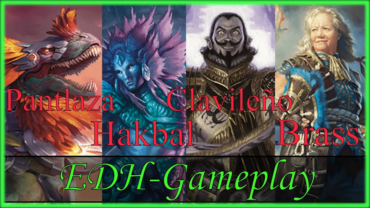 Pantlaza vs. Hakbal vs. Clavileño vs. Admiral Brass EDH-Gameplay | Magic the Gathering