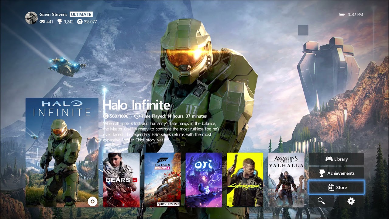 (Outdated See Info) Xbox Series Dashboard & Guide Concept Version 3 - 4k Native - Gavin Stevens
