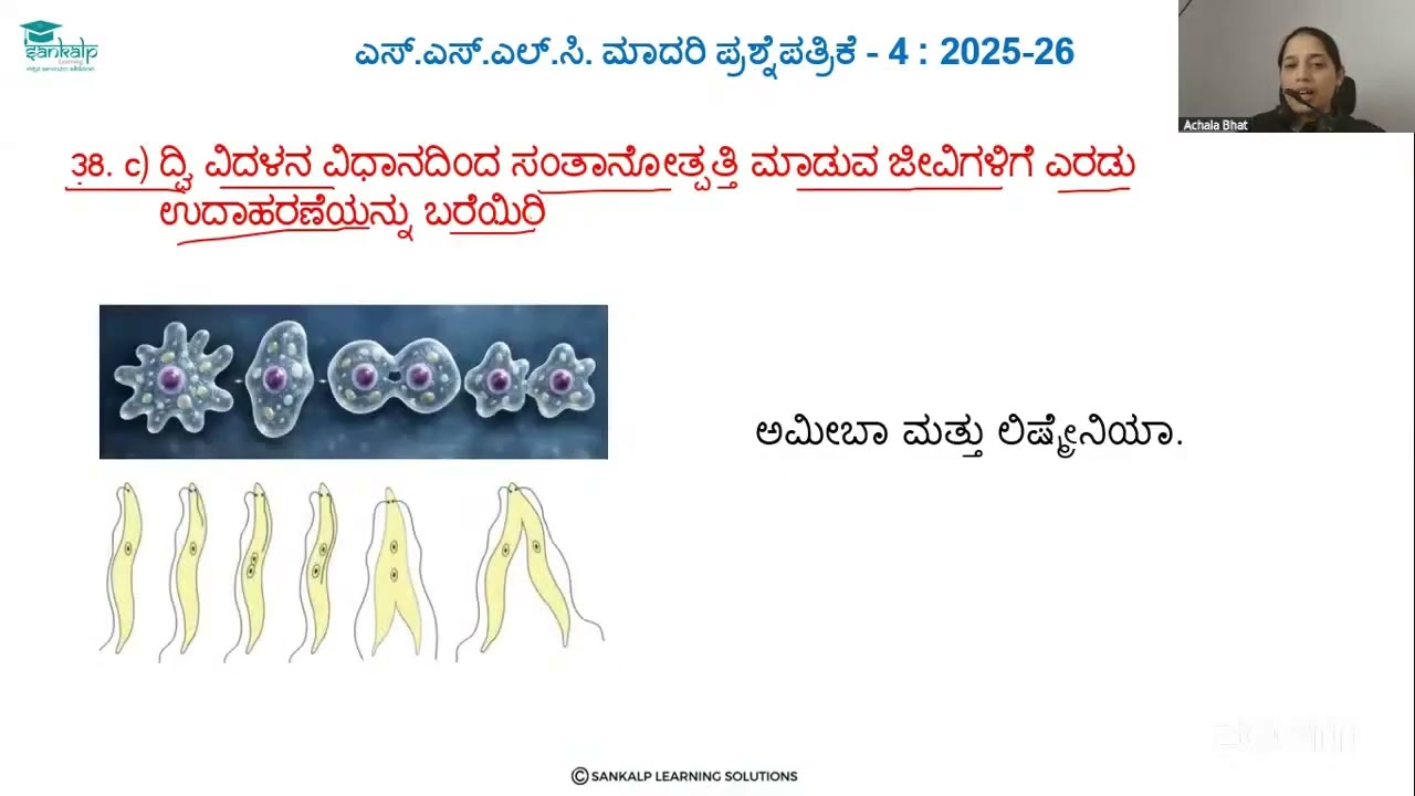 Model question paper 4 - Science - KM - Qno 38c