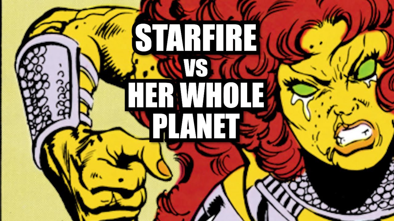 Starfire Goes Berserk After Blackfire Takes Over Tamaran