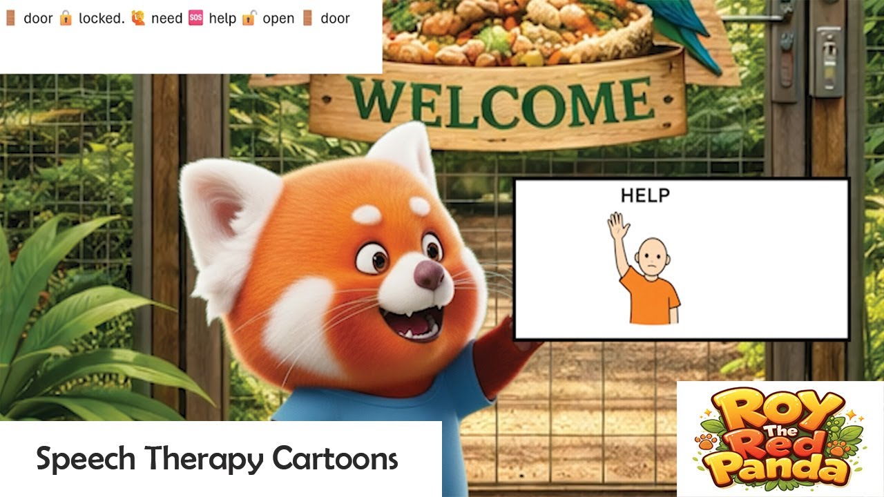 Roy The Red Panda - Sunny Helps Out | Speech Therapy Cartoons | Learn To Talk Cartoons