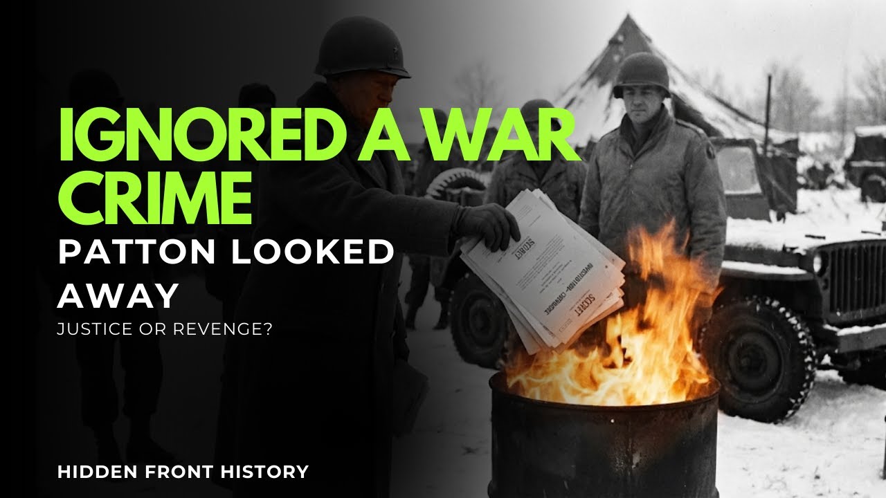 Justice or Revenge? The Day Patton Ignored a War Crime by His Own Men.