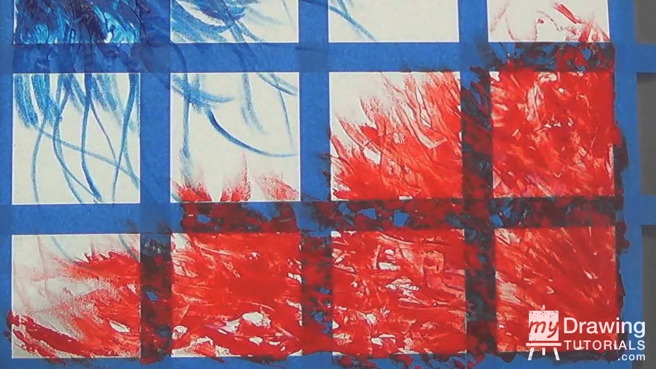 How To Create An Abstract Acrylic Painting Using A Simple Technique