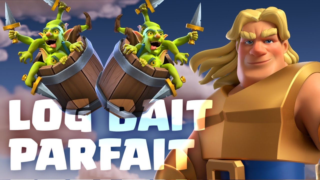 Le MEILLEUR LOG BAIT CHEVALIER D'OR? // Clash Royale