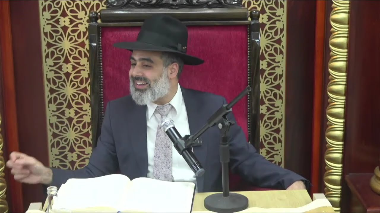 הגאון הרב אהרון בוטבול - השיעור השבועי המרכזי - ט