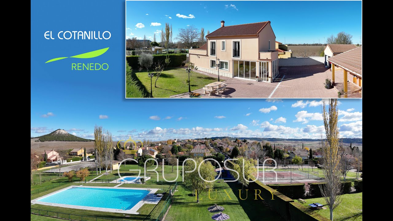 17017 GRUPOSUR. Precioso chalet con piscinas comunitarias en El Cotanillo, en Renedo,  Valladolid