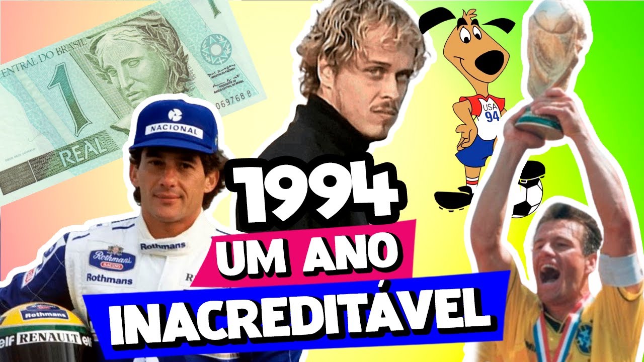 RELEMBRANDO O ANO DE 1994 NO BRASIL - 30 ANOS ATRÁS!