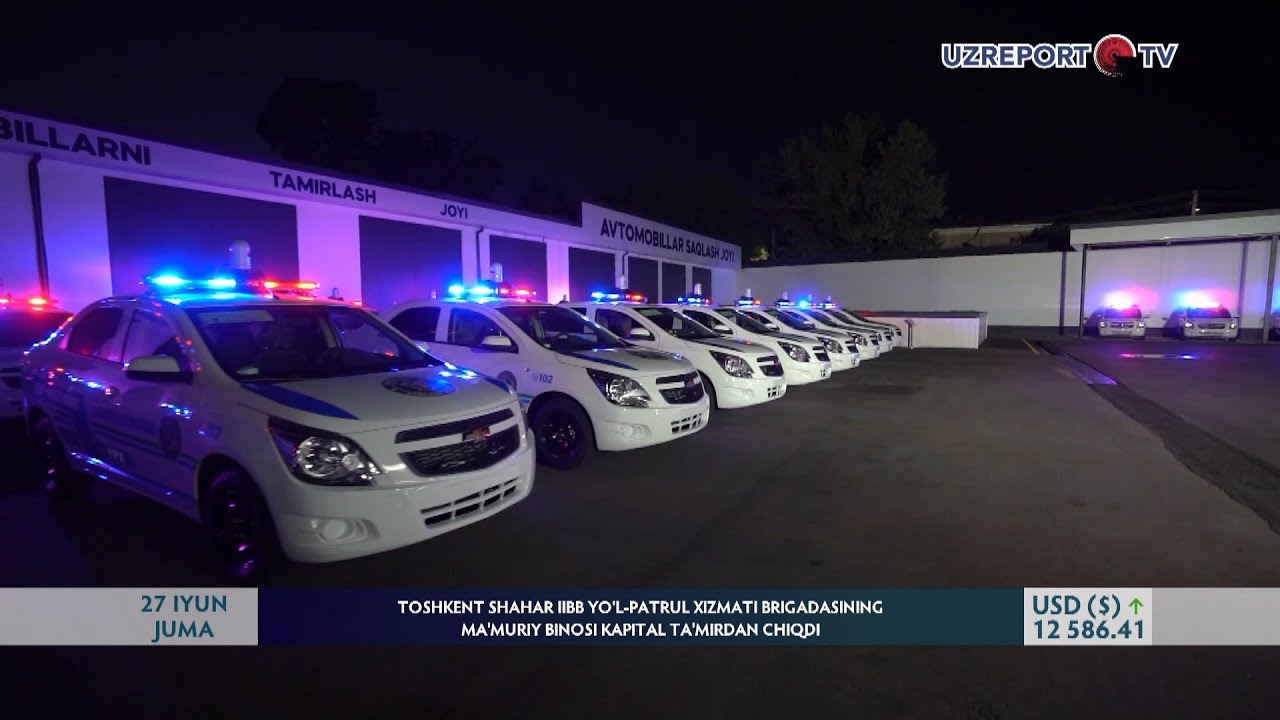 Toshkent shahar IIBB yo‘l-patrul xizmati brigadasining maʼmuriy binosi kapital taʼmirdan chiqdi
