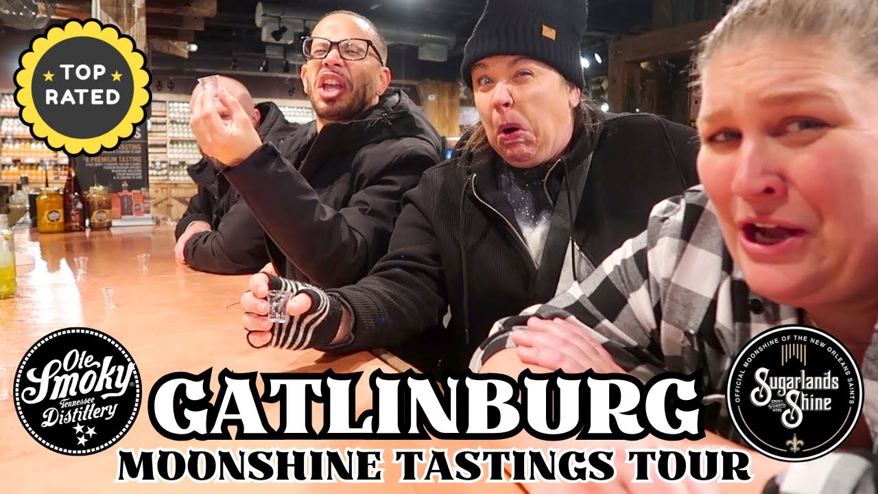 GUIDE TO TOP RATED MOONSHINE TASTINGS IN GATLINBURG, TN | OLE SMOKY & SUGARLANDS  | EARTHQUAKE RIDE