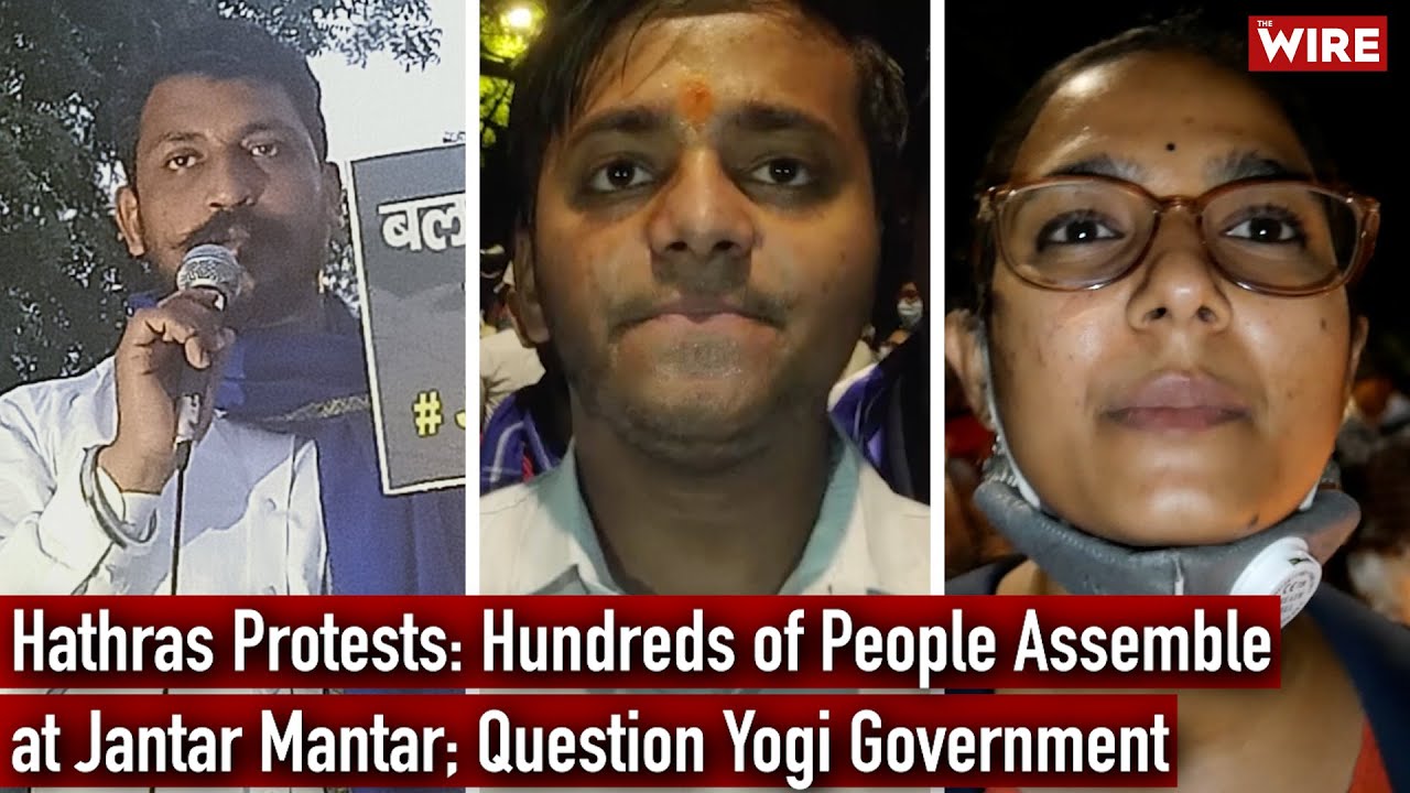 Hathras Protests: Hundreds of People Assemble at Jantar Mantar; Question Yogi Government