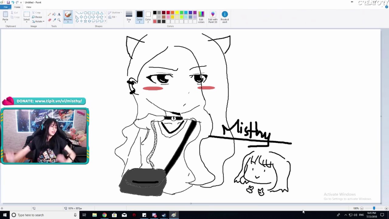 MisThy vẽ Chị Cún [ThyAnh]