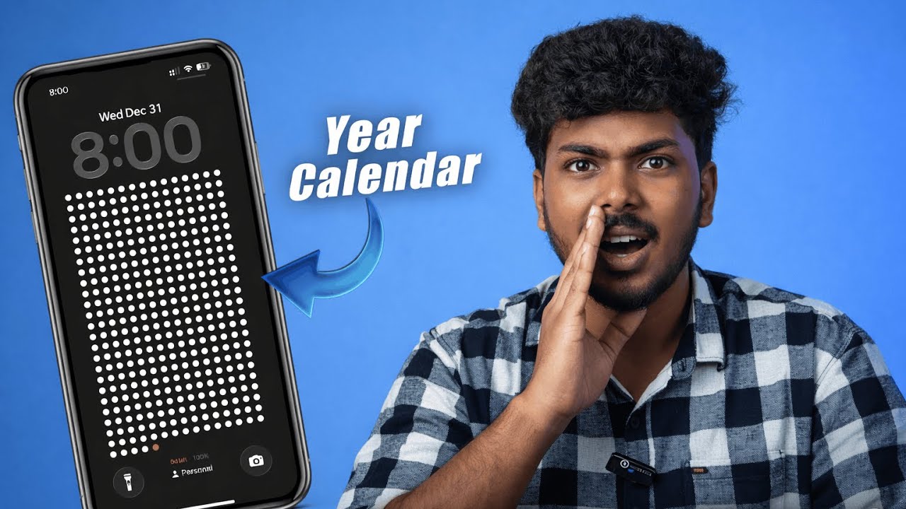 How to set life calendar wallpaper Tamil | Android &  iphone | life calendar setting