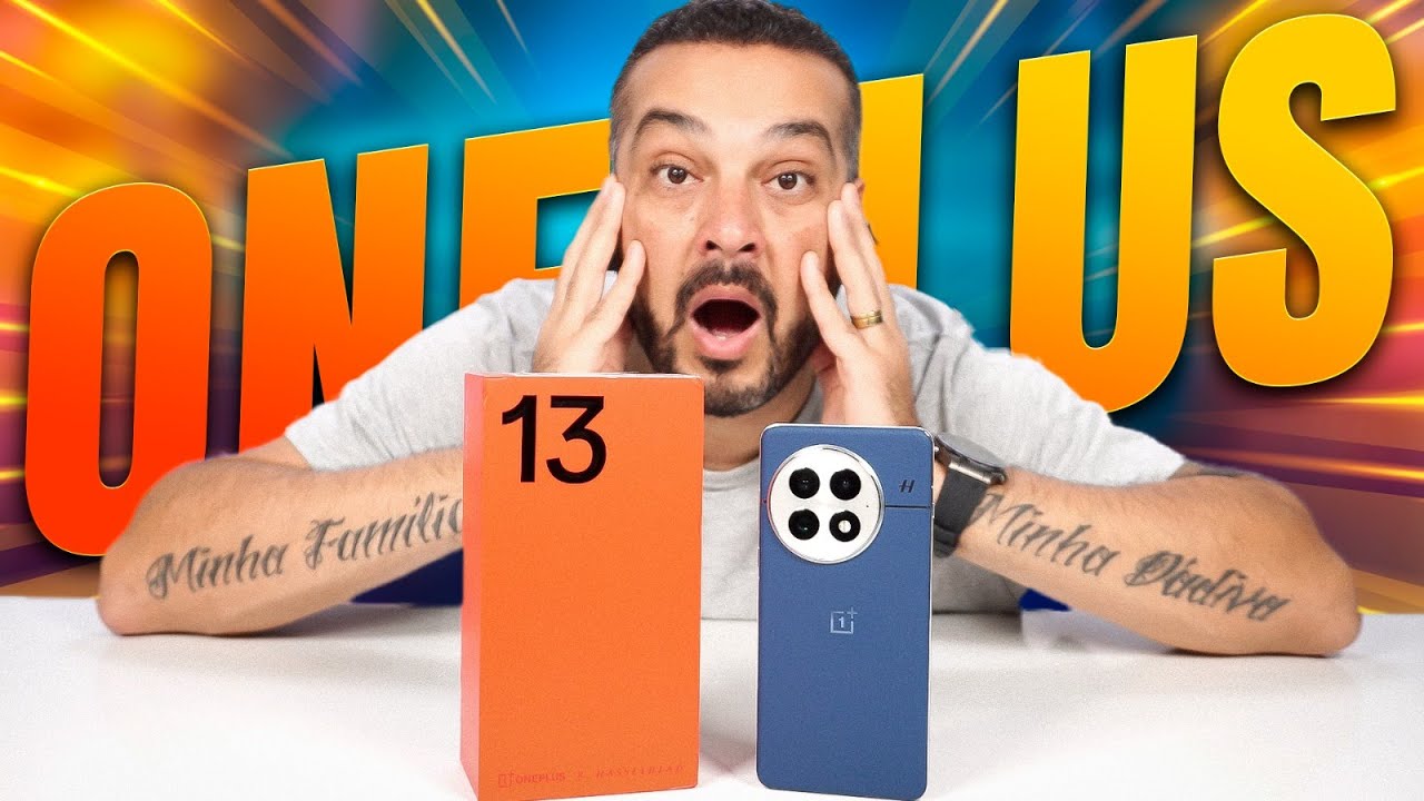 TÁ NA MÃO O NOVO ONEPLUS 13! AGORA VEIO PRA SER TOP MUNDO!!!