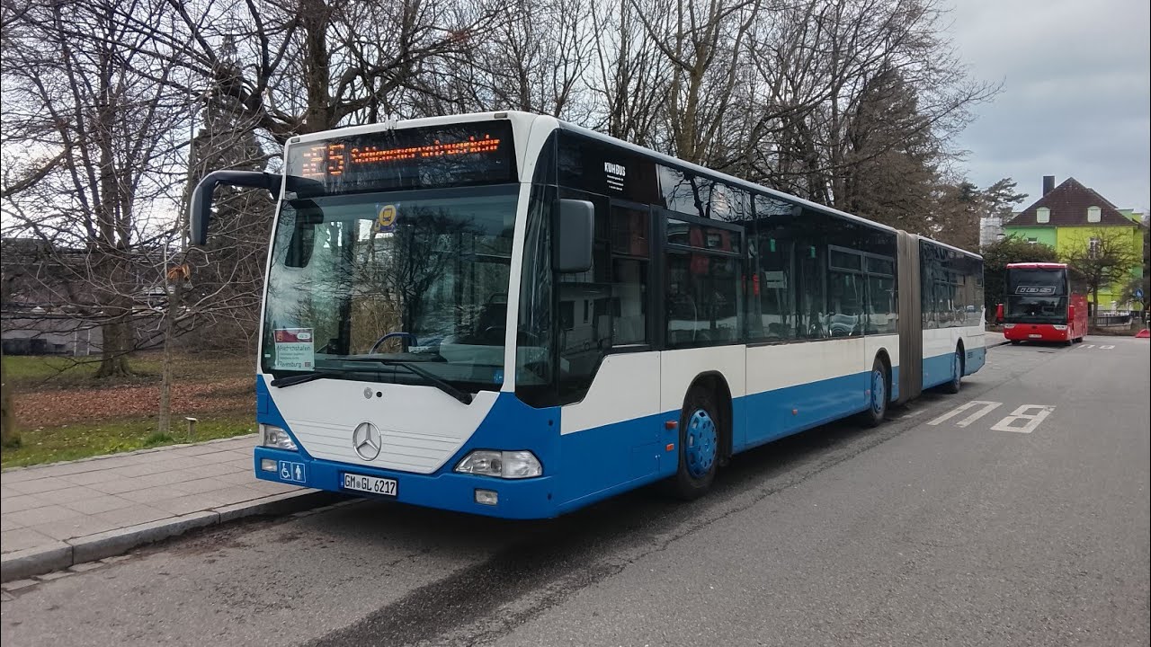 Mitfahrt: KUHBUS Mercedes Benz Citaro O53O C1 G Wagennummer 621 SEV RE 5 nach Ravensburg 2026