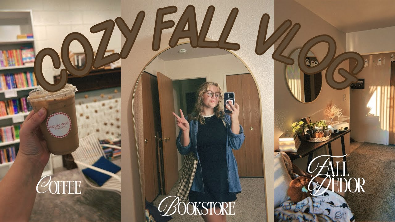 The ULTIMATE Cozy Fall Reading Vlog 🍂 Baking, Books, Stars Hollow & Renaissance Festival🍁🍄‍🟫