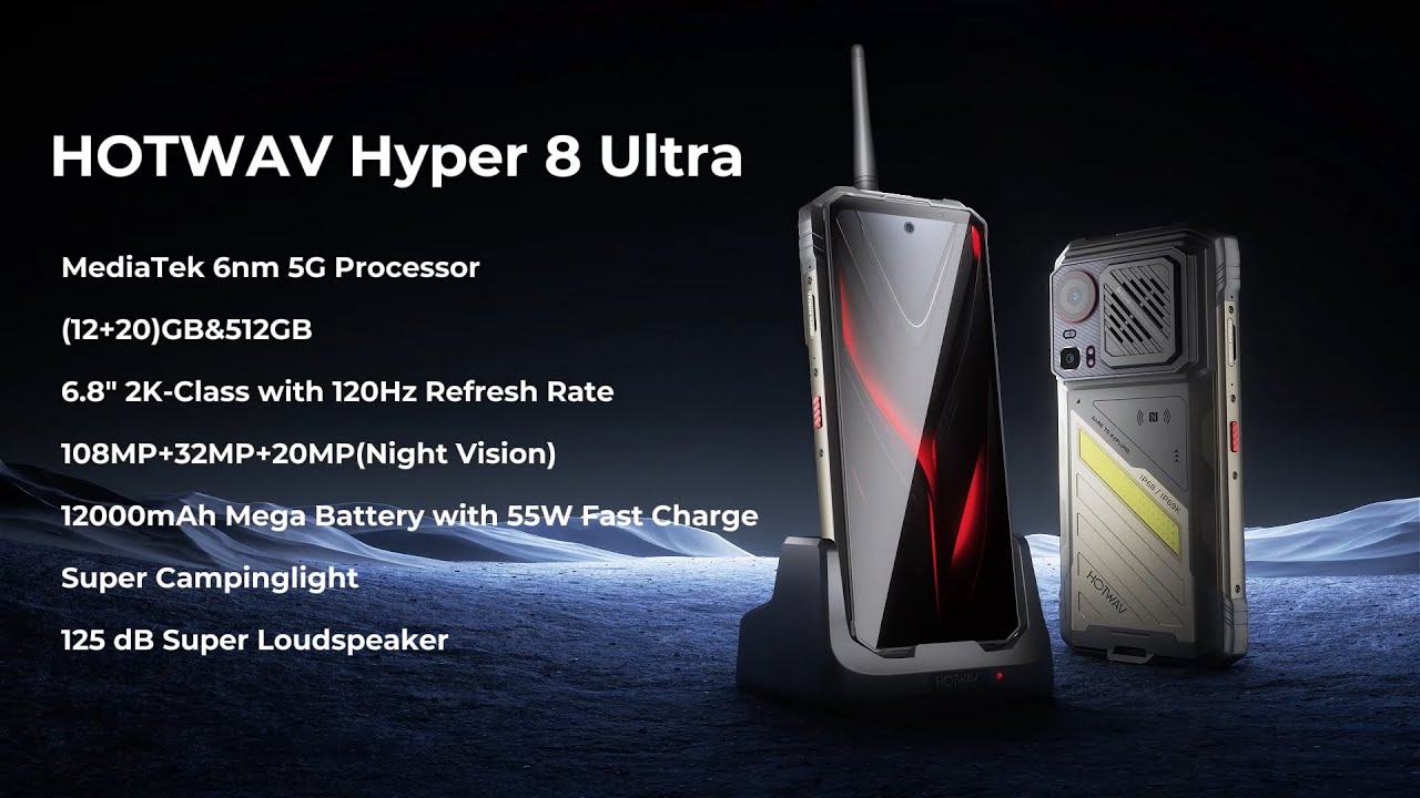 HOTWAV Hyper 8 Ultra Walkie-talkie Rugged Phone