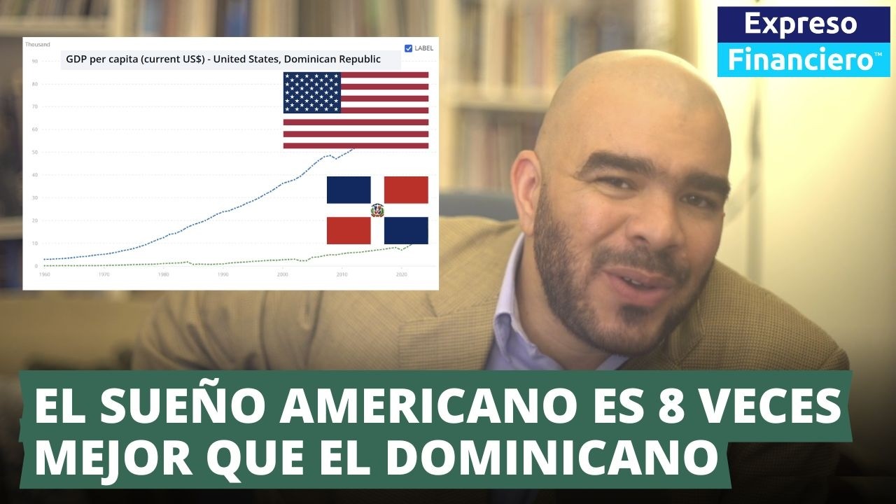 ¡El sueño americano es 8 veces mejor que el dominicano!