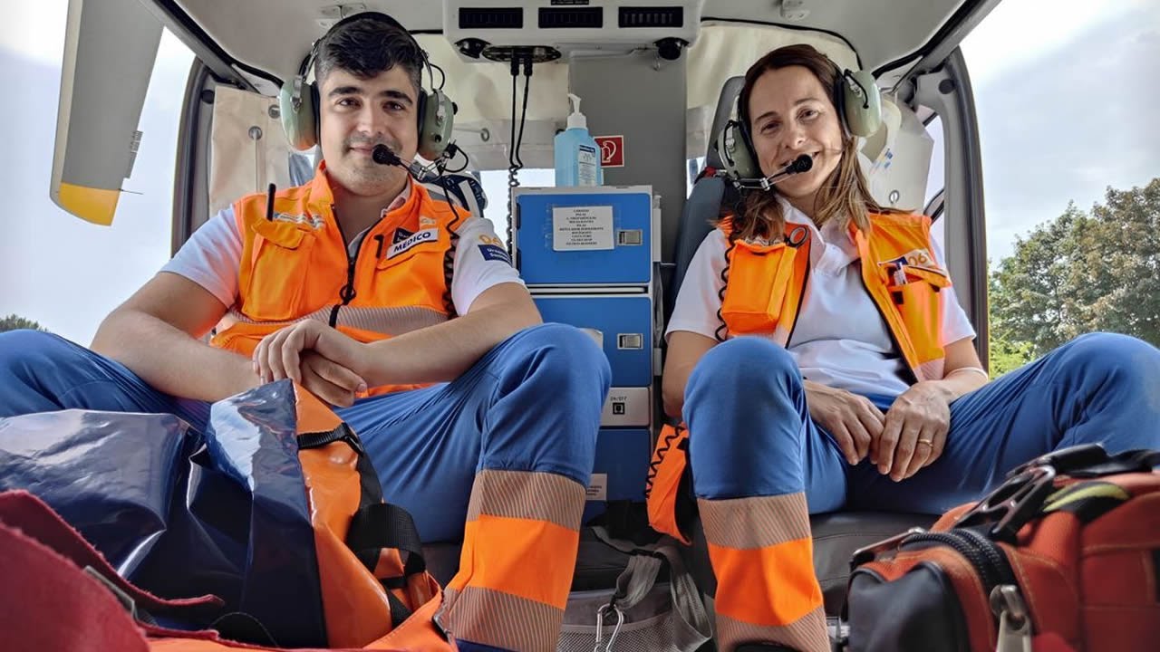 Habla el equipo médico del helicóptero del 061
