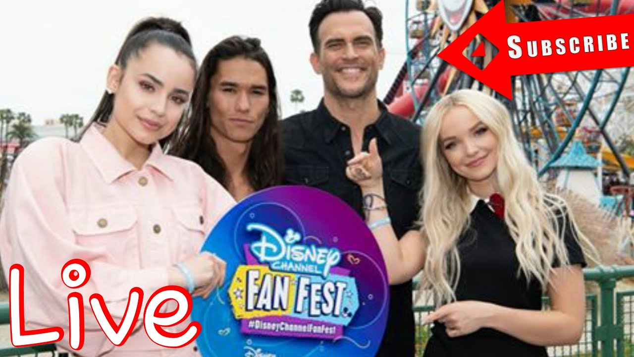 🔴Live Dove cameron, Sofia carson, booboo stewart y Cheyenne jackson in fan fest 🎉